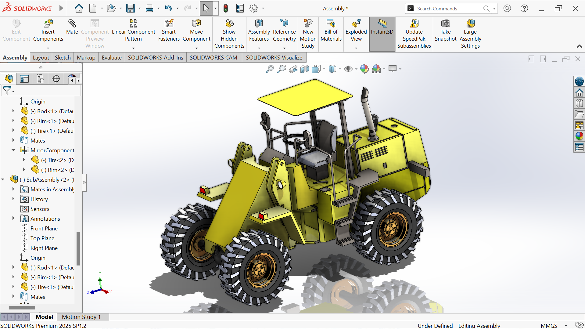 轮式装载机总成